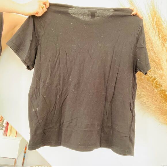 FOREVER 21 F21 Men’s Basic Classic Black Crew Neck Short Sleeve Tee T Shirt XXL - Picture 4 of 6